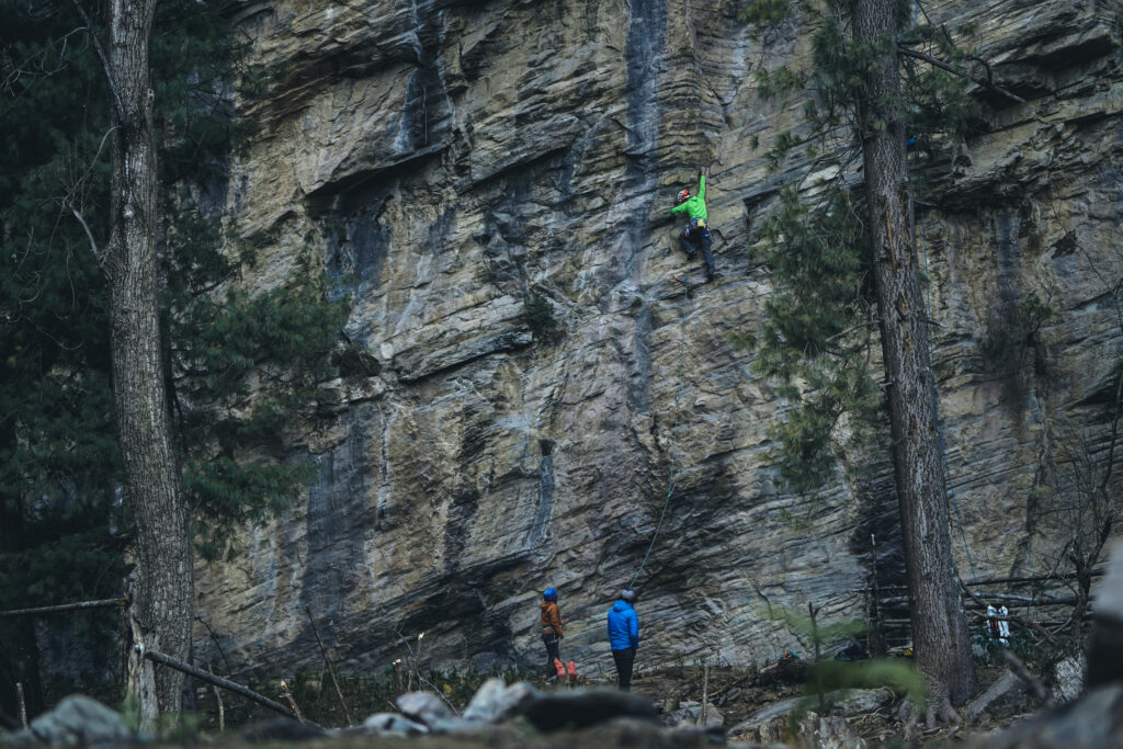 Rock Climbing in Manang